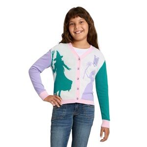 Wicked Elphaba & Glinda Button Up Cardigan Size Small (6/7)